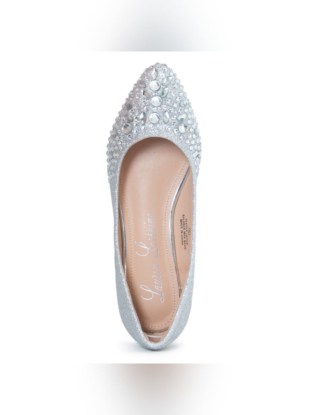 Lauren Lorraine KELSEY-2 Flat Rhinestone Ballet Slip-On Shoe - Picture 5 of 9
